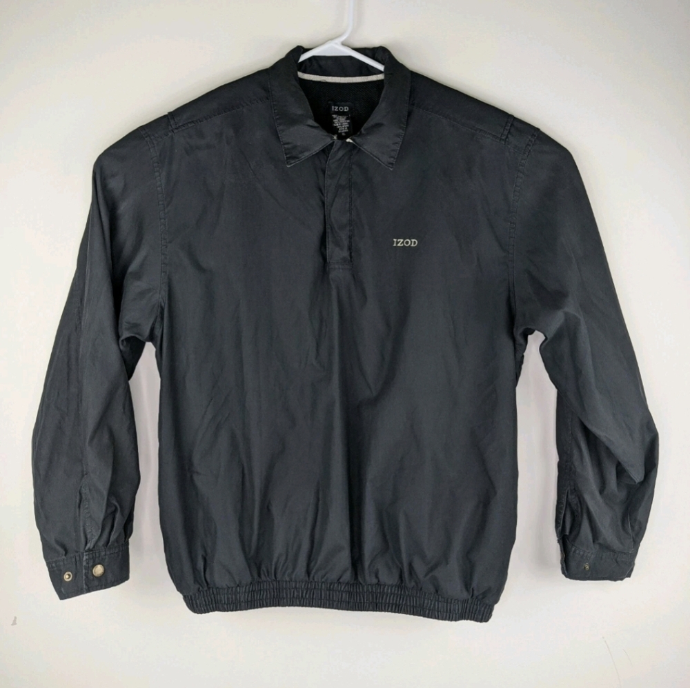IZOD XFG Lined Pullover Golf Jacket Windbreaker Navy Men's X Large XL